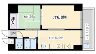 ハイツグロース【2階】の間取り