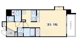 プレサンス京大東【2階】の間取り