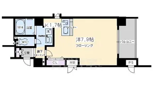 1Kの間取り画像