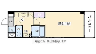 プラネシア星の子京都駅前【6階】の間取り