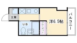 Gloire烏丸五条(旧:Eau de Vie烏丸五条)【8階】の間取り