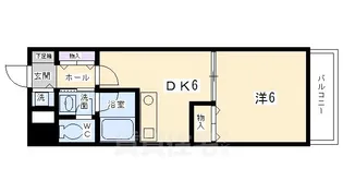 ライオンズマンション二条城東【2階】の間取り