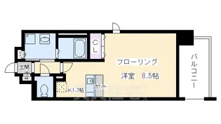 1Rの間取り画像