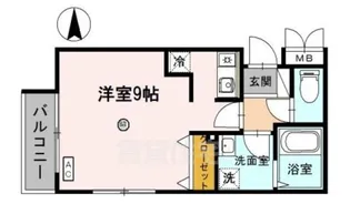 PARK SIDE 秀泉【3階】の間取り