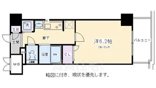 プレサンス京都鴨川彩華【4階】の間取り