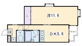 エクシード五条【3階】の間取り