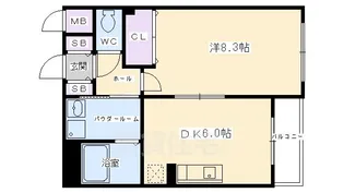 Sunlit朱雀【2階】の間取り