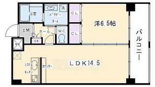 HF四条河原町レジデンス(エイチエフ)【10階】の間取り