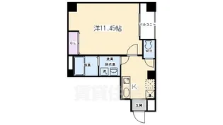 エターナル高辻【4階】の間取り