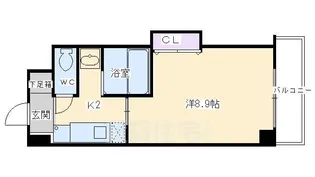 Casa de issa(カーサデイッサ)【6階】の間取り