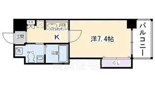 HF四条河原町レジデンス(エイチエフ)【4階】の間取り