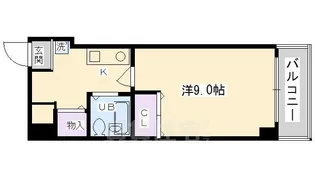 メロディハイム松原【7階】の間取り