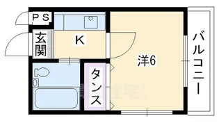 M’s FLATS【4階】の間取り