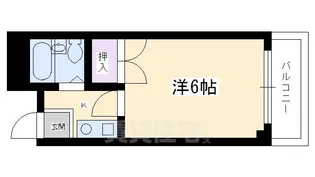 1Kの間取り画像