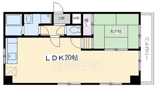 CUBE M&S【3階】の間取り