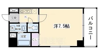 PIAグレース錦(ピア)【6階】の間取り