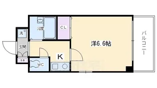 プレサンス京都二条城前【3階】の間取り