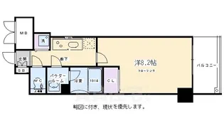 アスヴェル京都二条駅前2【2階】の間取り