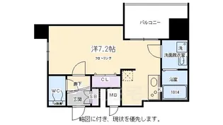 アクアプレイス京都二条城【10階】の間取り