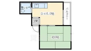 アネックス大竹【4階】の間取り