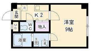 エテルノポッソ【1階】の間取り