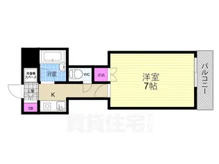 エステムコート御所南【3階】の間取り