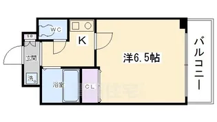 プレサンス京都二条城前【4階】の間取り