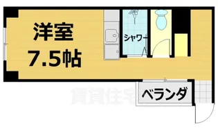 サイト烏丸三条町【4階】の間取り