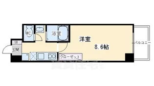 シャントール二条【6階】の間取り