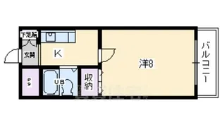 エクセレント丸太町【4階】の間取り