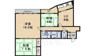 グランフォルム京都御所南【8階】の間取り