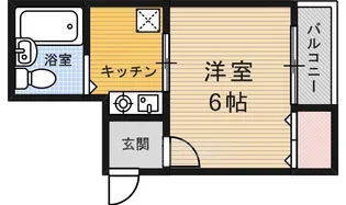 アンリービル【2階】の間取り