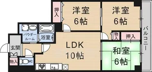 エーデル音羽【1階】の間取り