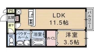 アコード勧修【2階】の間取り