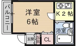 フロットハウジング【1階】の間取り