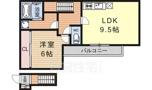 アクティ勧修【2階】の間取り