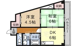 メゾンドシプレ【4階】の間取り