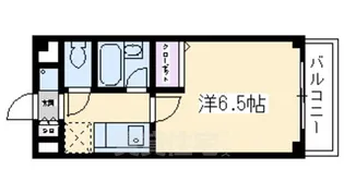 シェドゥーヴル等持寺【4階】の間取り