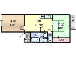 アンブラッセ【2階】の間取り