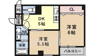 松山サザンクロス【3階】の間取り