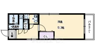 ビレイユ真英AN【3階】の間取り
