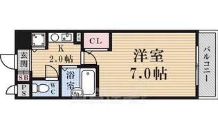 サムティ京都祇園【4階】の間取り