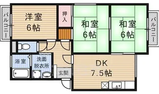NSマンション【3階】の間取り