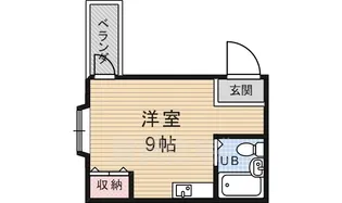 サザンクロス桃山【2階】の間取り