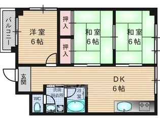 桃山ホームプラザ【3階】の間取り