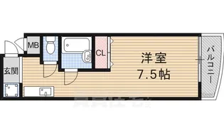 アーク醍醐【4階】の間取り
