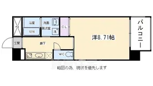 サンクチュアリ四条高倉【4階】の間取り