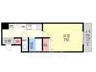 サンロイヤル五条【3階】の間取り