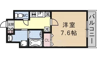 ティムール九条【3階】の間取り