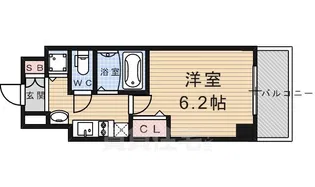 スワンズ京都七条リベルタ【4階】の間取り